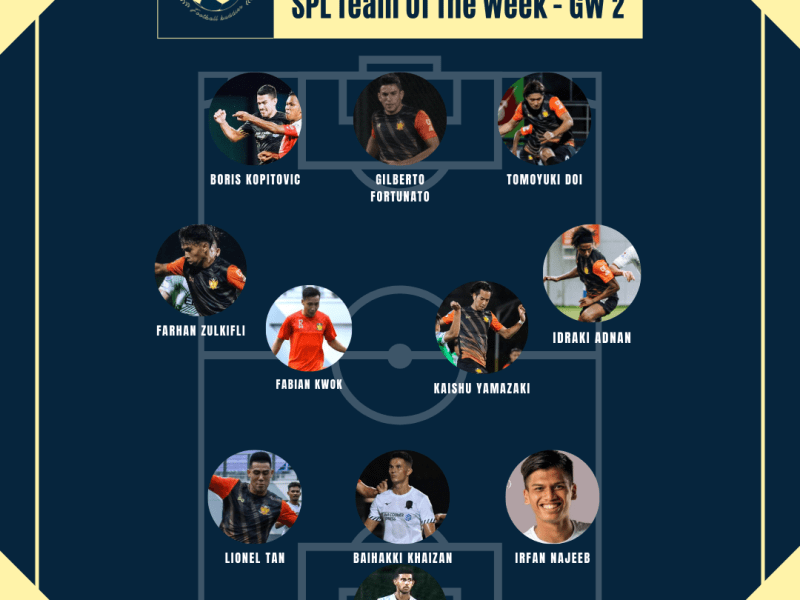 Our Singapore Premier League Team Of The Week&nbsp;#2