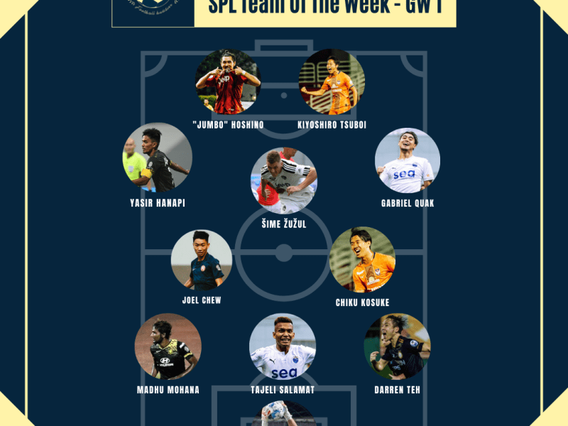Our Singapore Premier League Team Of The Week&nbsp;#1