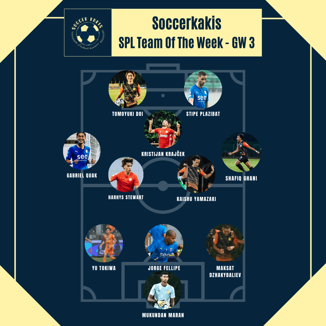 Our Singapore Premier League Team Of The Week&nbsp;#3