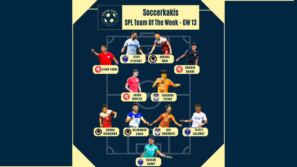 Our Singapore Premier League Team Of The Week&nbsp;#13