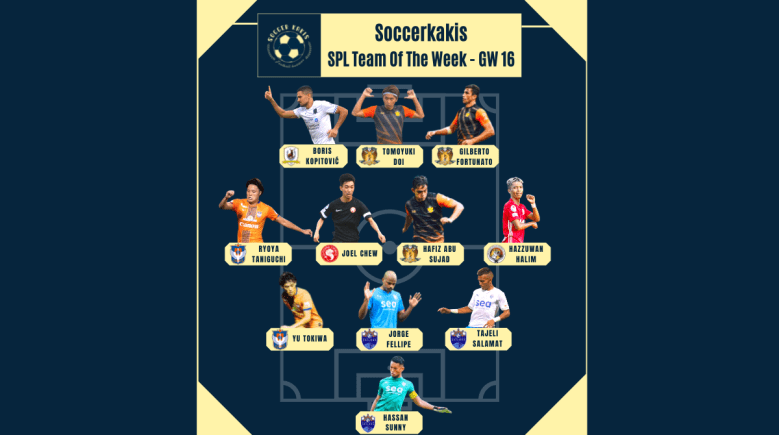 Our Singapore Premier League Team Of The Week&nbsp;#16