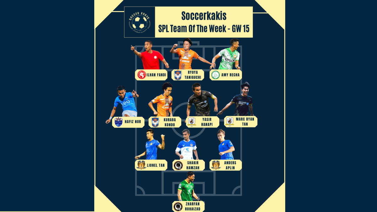 Our Singapore Premier League Team Of The Week&nbsp;#15