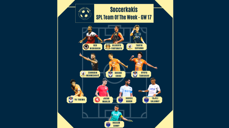 Our Singapore Premier League Team of The Week&nbsp;#17