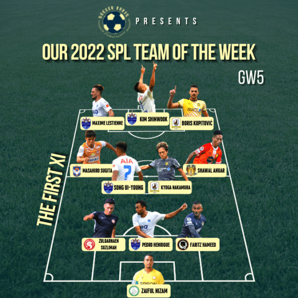 Our 2022 SPL Team of The Week&nbsp;#5