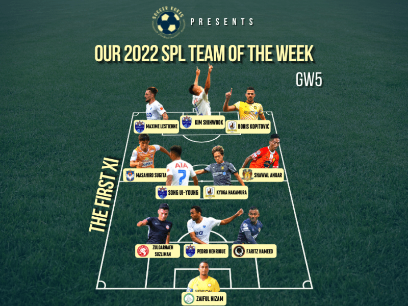 Our 2022 SPL Team of The Week&nbsp;#5